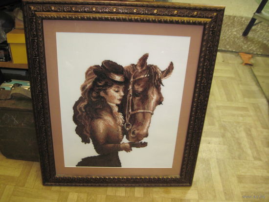 Амазонка. Авторская вышивка 2012 г.