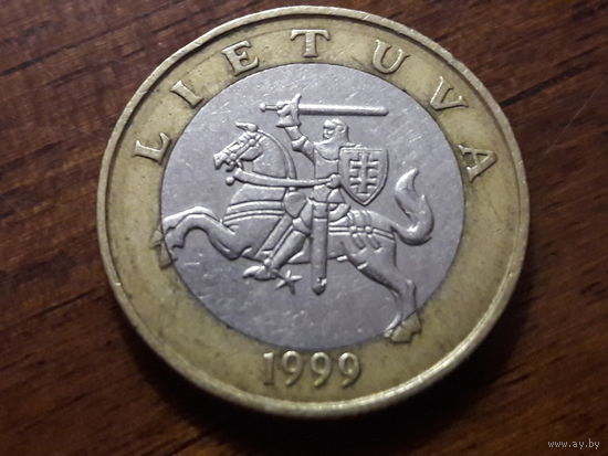 Литва 2 лита 1999