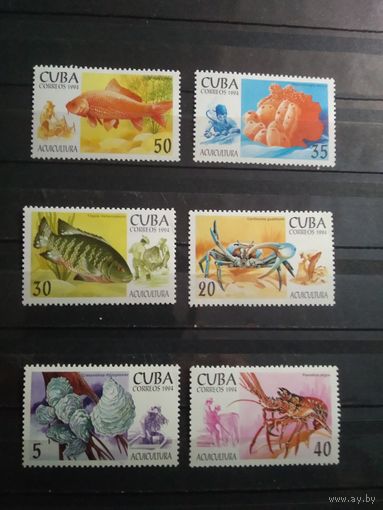 Куба 1994 г. Фауна.