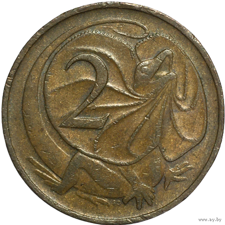 Австралия 2 цента, 1973