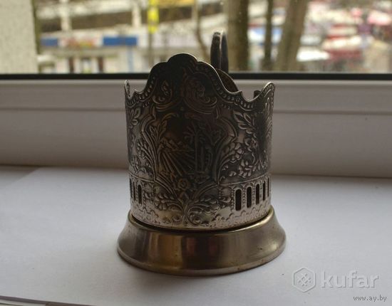 Подстаканник МНЦ. Советский. ПАЛЬМЫ.КРЫМ