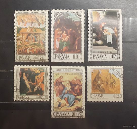 Панама. 1966 год. Живопись эпохи Возрождения. Зарубежное искусство (1171)