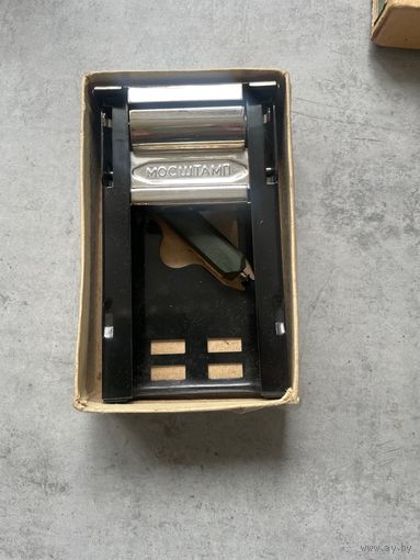 Машинка, устройство, станок для заточки лезвий МОСШТАМП 1961 год коробка СССР