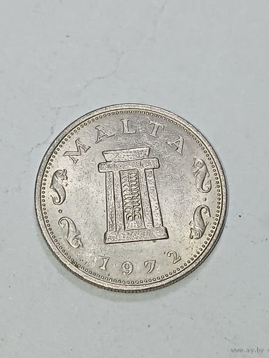 Мальта 5 центов 1972 года .