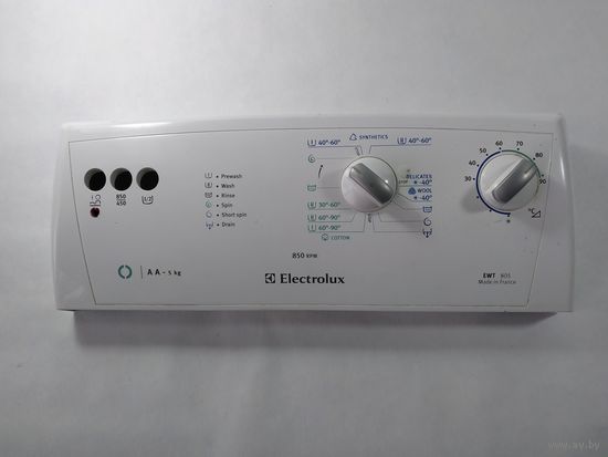 Передняя панель стиральной машины Elektrolux EWT805