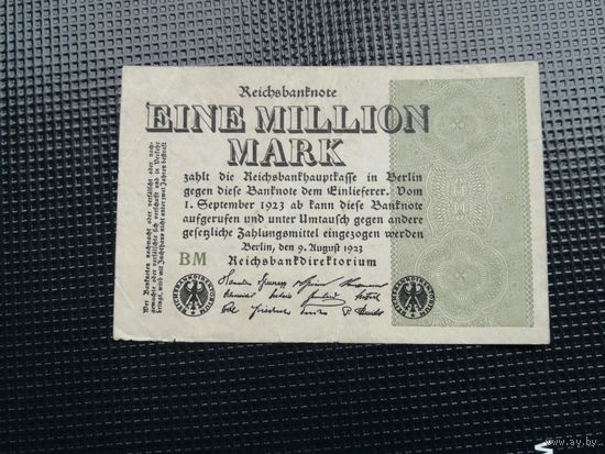 Германия 1000000 1 миллионов   марок 1923 BM