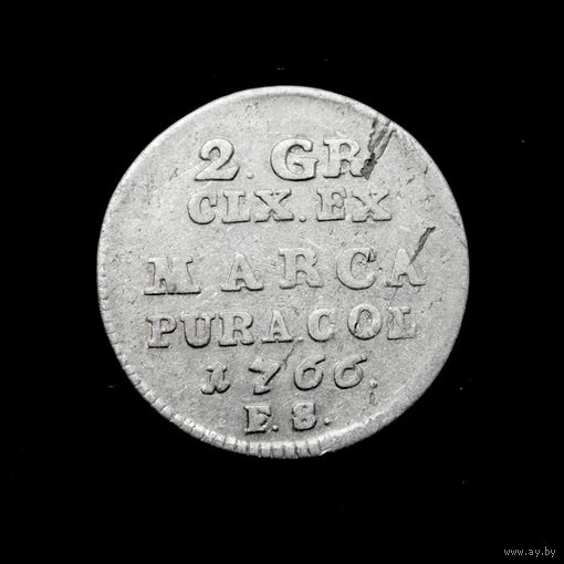 2 гроша 1766 г. Варшава (Речь Посполитая), Станислав Понятовский