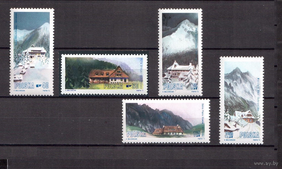 Польша 1972. Туризм. Альпинизм. Ландшафты. Горы. Mi..2204/08 MNH.