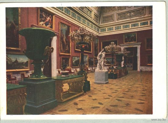 Ленинград Эрмитаж Зал итальянского искусства 1964 СССР