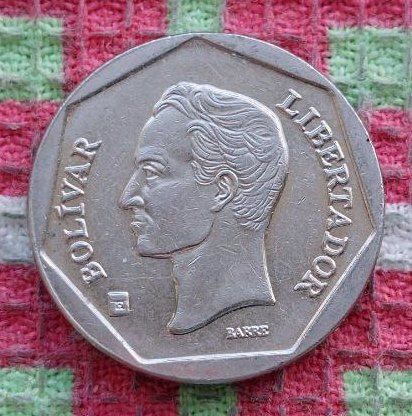 Венесуэла 50 боливар 2000 года, AU. Миллениум.