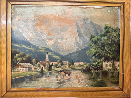 Старинная литография