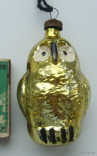 Ёлочная игрушка. Сова. Я-23.