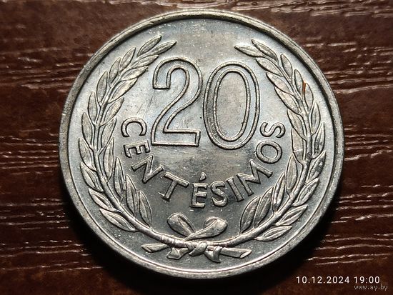 Уругвай 20 сентесимо 1965