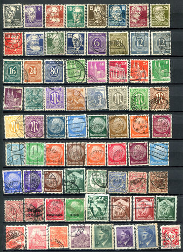 Германия, Рейх - 70+ марок - гашёные. #O-W-88-E-1