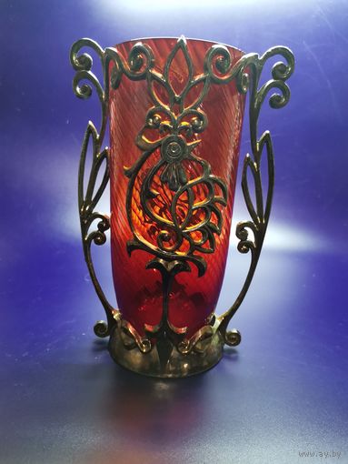 Ваза СССР с оправой.