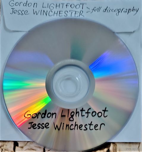DVD MP3 Gordon LIGHTFOOT, Jesse WINCHESTER полная дискография (Folk rock, Soft rock, Pop rock, Blues rock) - 1 DVD
