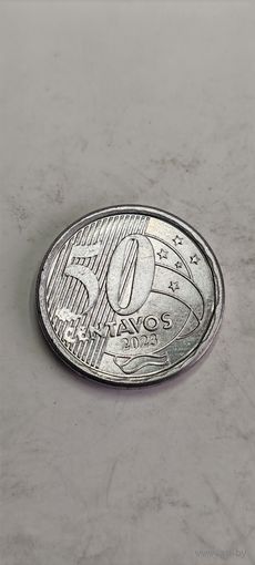Бразилия 50 сентавос 2023