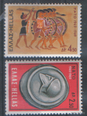 ГРЕЦ. М. 1002/03. 1969. 20 лет НАТО. ЧиСт.