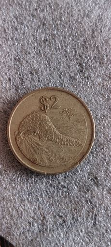 Зимбабве 2 доллар 1997