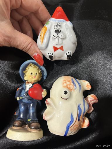 Статуэтки Фарфоровые Подсвечник Домик Копилка Подушка Подарки