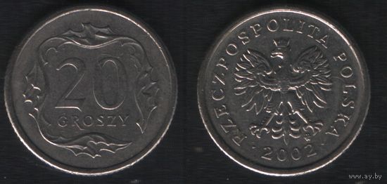 Польша y280 20 грош 2002 год (mw) (_alb2
