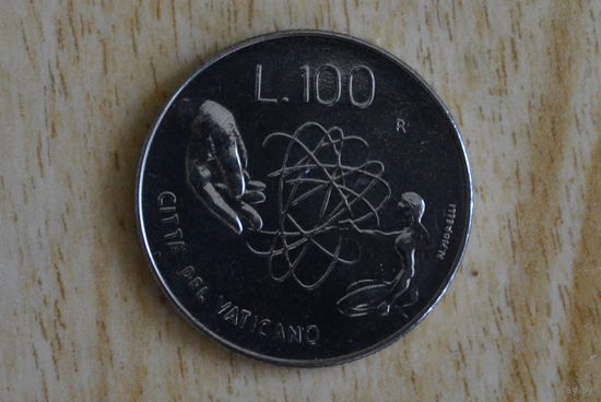 Ватикан 100 лир 1983 с 1 руб