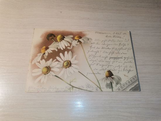 Открытое письмо, почтовая карточка до 1917 года, Германия.