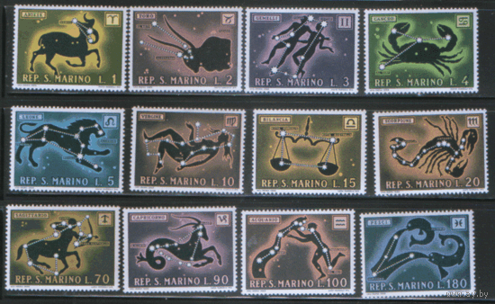 СМ. М. 942/53. 1970. Знаки Зодиака. ЧиСт.