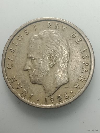 Испания 100 песет 1986 года .