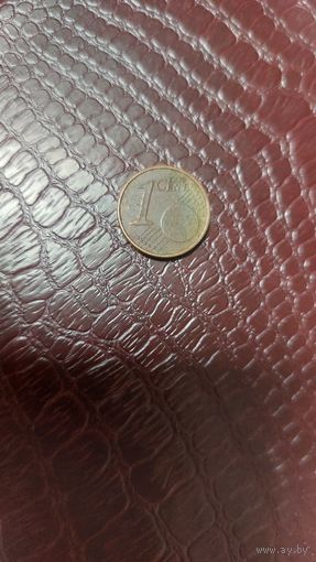 Монета 1 евроцент 2004г. Бельгия.