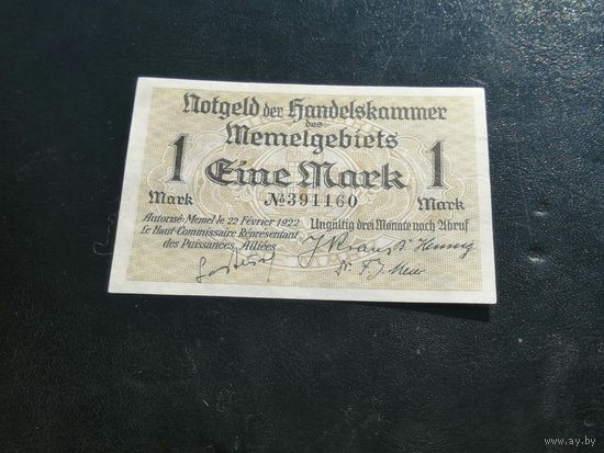 1марка 1922 Мемель Литва