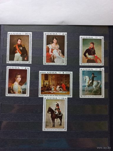 Живопись из Музея Наполеона в Гаване. Куба. 1969