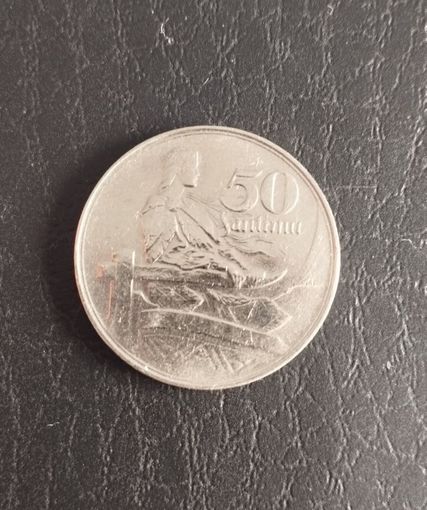 50 сантим 1922. Латвия.
