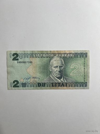 Литва. 2 лита.  1993 год. DAB0857395