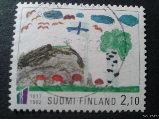 Финляндия 1992 рисунок ребенка 6 лет