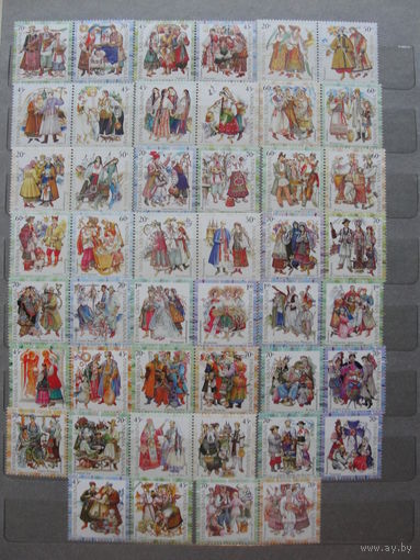 Продажа коллекции с 1 рубля! Культура и искусство на почтовых марках мира.