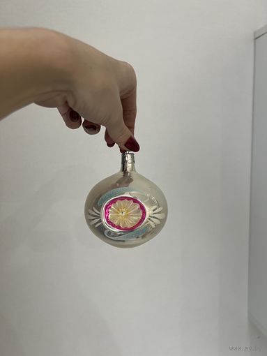 Советская ёлочная игрушка Прожектор К.16
