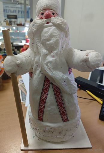Винтажный Советский Дед Мороз из Ваты. СССР. 36 см Сохран!
