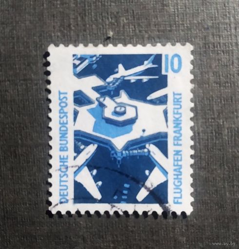 Марка Германия 1988 год Достопримечательности