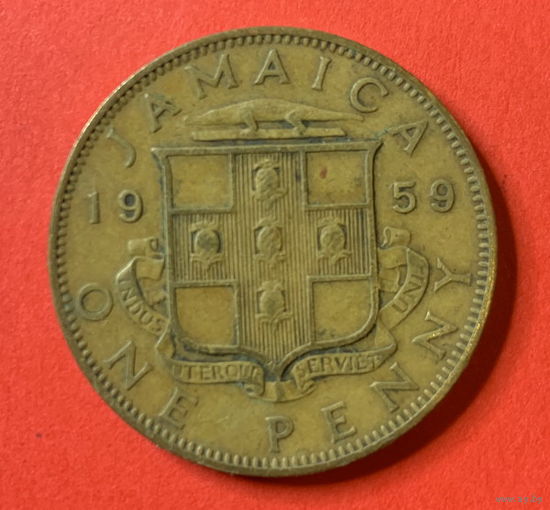 Ямайка 1 пенни 1959г.