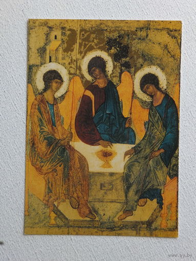 Рублев  живопись   10х15 см