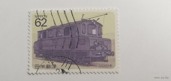 Япония 1990. Электрические Железнодорожные Локомотивы.
