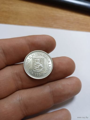 100 марок 1957 Финляндия