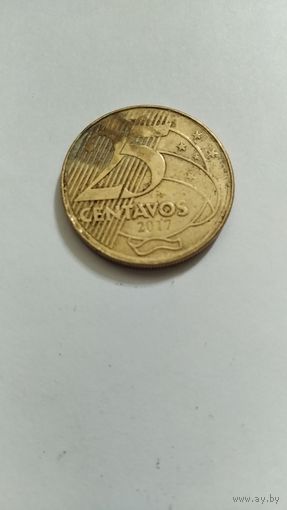 Монета Бразилия