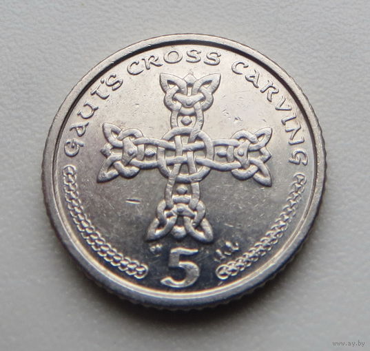 Остров Мэн 5 пенсов 2001г.