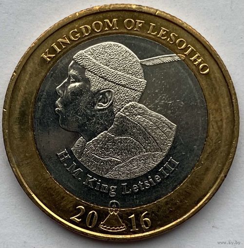Лесото 5 малоти 2016 г. 50 лет Независимости
