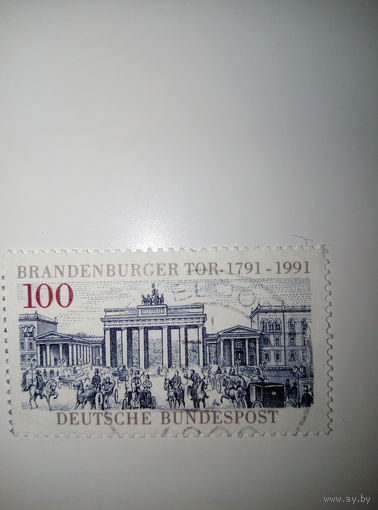 Германия 1991г. 200-летие Бранденбургских ворот 100