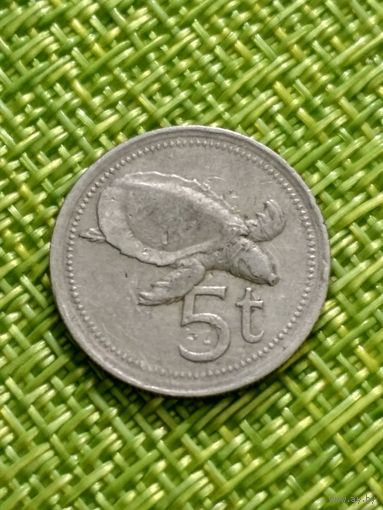 Папуа Новая Гвинея 5 тойя 1979 г