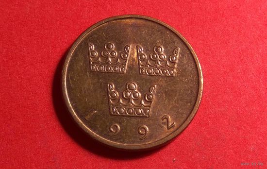 50 эре 1992 D. Швеция. Хорошая!