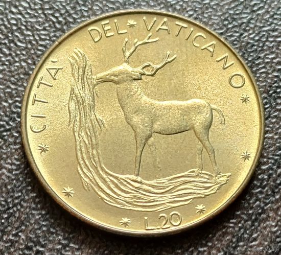 Ватикан 20 лир, 1970    ( 1-2-7 )